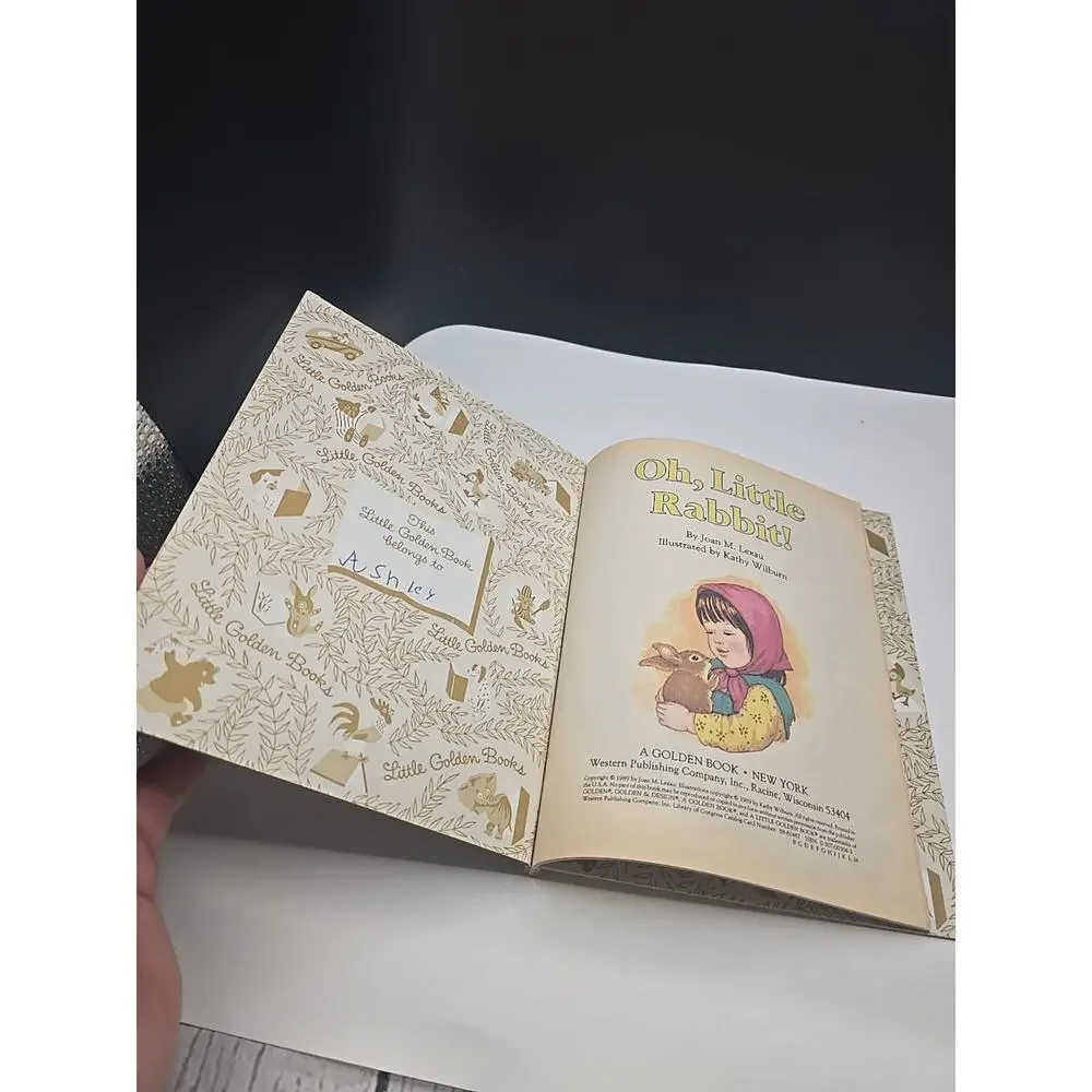 Vintage A Little Golden Book Oh, Little‎ Rabbit! 304-50 1989 #4401